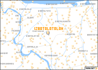 map of ‘Izbat al ‘Atalah