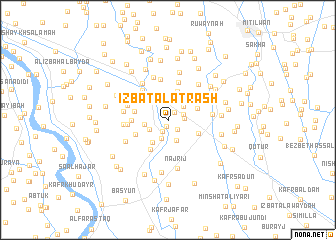 map of ‘Izbat al Aţrash