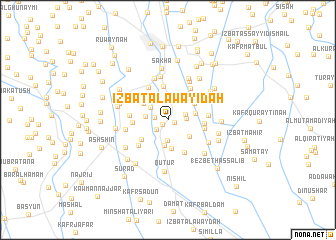 map of ‘Izbat al ‘Awāyidah