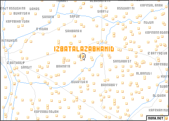 map of ‘Izbat al ‘Azab Ḩāmid