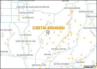 map of ‘Izbat al Baghdādī