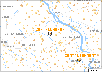 map of ‘Izbat al Bakawāt