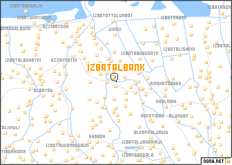 map of ‘Izbat al Bank