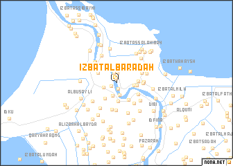 map of ‘Izbat al Barād‘ah