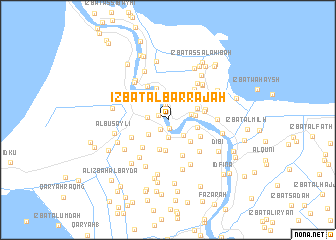 map of ‘Izbat al Barrājah