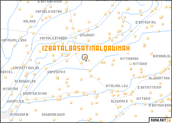 map of ‘Izbat al Basātīn al Qadīmah