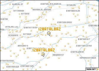 map of ‘Izbat al Bāz