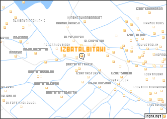 map of ‘Izbat al Bītāwī