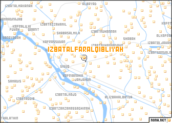 map of ‘Izbat al Fār al Qiblīyah