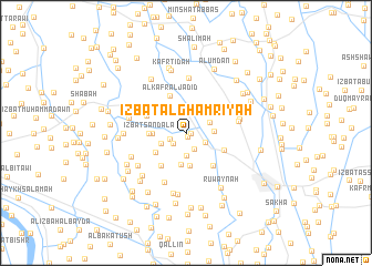 map of ‘Izbat al Ghamrīyah