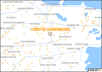 map of ‘Izbat al Gharābiwah