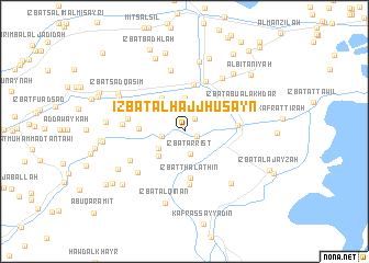 map of ‘Izbat al Hājj Ḩusayn