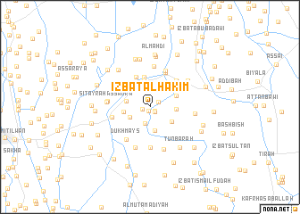 map of ‘Izbat al Ḩakīm