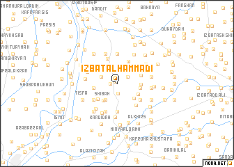 map of ‘Izbat al Ḩammādī