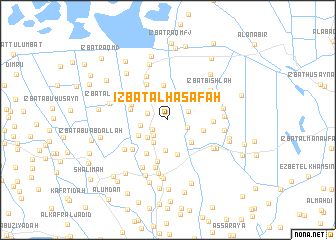 map of ‘Izbat al Ḩaşafah