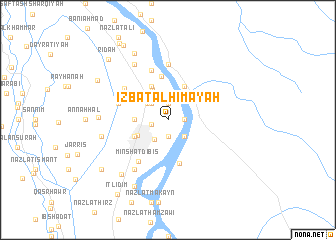 map of ‘Izbat al Ḩimāyah