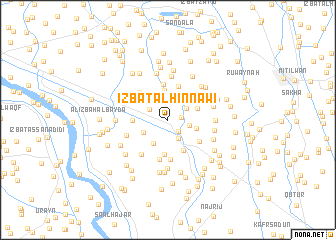 map of ‘Izbat al Ḩinnāwī