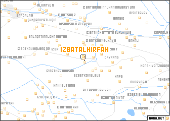 map of ‘Izbat al Ḩirfah