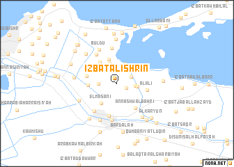 map of ‘Izbat al ‘Ishrīn