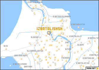 map of ‘Izbat al ‘Ishsh