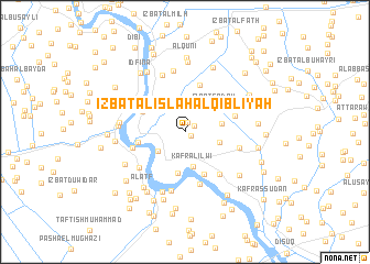 map of ‘Izbat al Işlāḩ al Qiblīyah