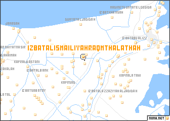 map of ‘Izbat al Ismā‘īlīyah Raqm Thalāthah