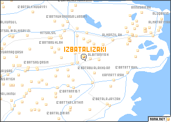 map of ‘Izbat ‘Alī Zakī