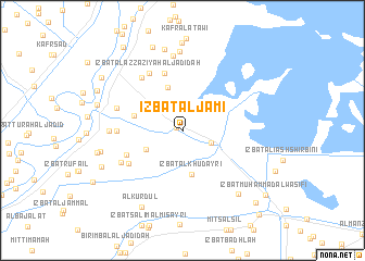 map of ‘Izbat al Jāmi‘