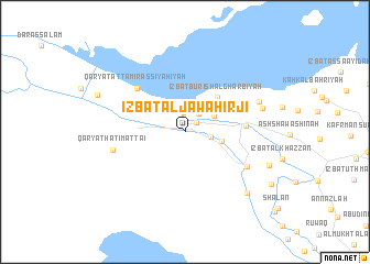 map of ‘Izbat al Jawāhirjī