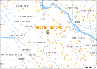 map of ‘Izbat al Jazayrī