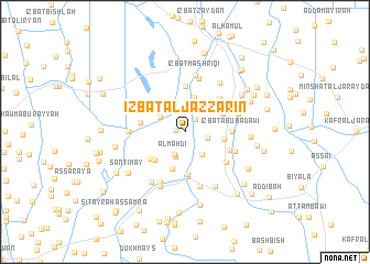 map of ‘Izbat al Jazzārīn