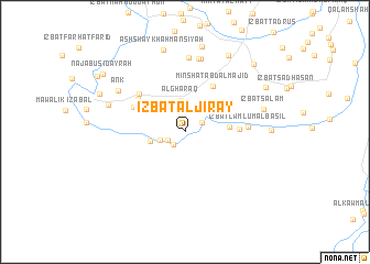 map of ‘Izbat al Jirāy