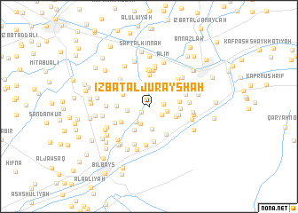 map of ‘Izbat al Jurayshah