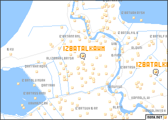 map of ‘Izbat al Kawm