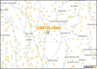 map of ‘Izbat al Kawm