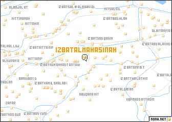 map of ‘Izbat al Maḩāsinah