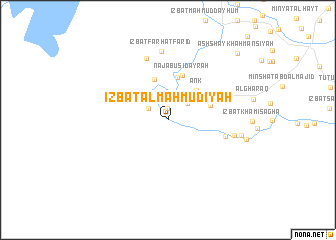 map of ‘Izbat al Maḩmūdīyah