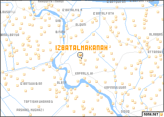 map of ‘Izbat al Makanah