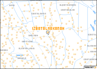 map of ‘Izbat al Makanah