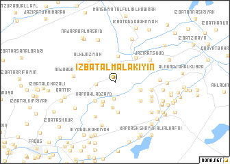 map of ‘Izbat al Malakīyīn