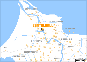 map of ‘Izbat al Mallā