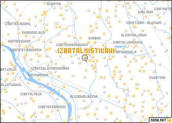 map of ‘Izbat al Mistikāwī