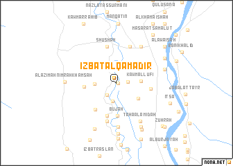 map of ‘Izbat al Qamādīr