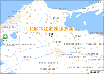 map of ‘Izbat al Qaşr al Abyaḑ