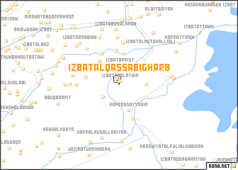 map of ‘Izbat al Qaşşābī Gharb