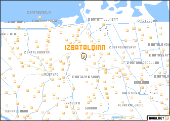 map of ‘Izbat al Qinn