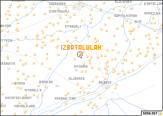 map of ‘Izbat al ‘Ūlah