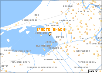 map of ‘Izbat al ‘Umdah