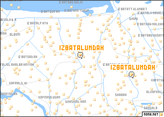 map of ‘Izbat al ‘Umdah