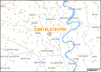 map of ‘Izbat al ‘Uţayfah